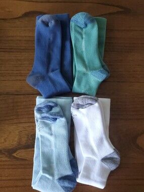 Tommie Copper Set Of 4 Unisex Compression Over The Calf Socks Multicolor